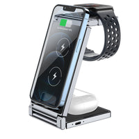 3-in-1 Wireless Charging Station – Black