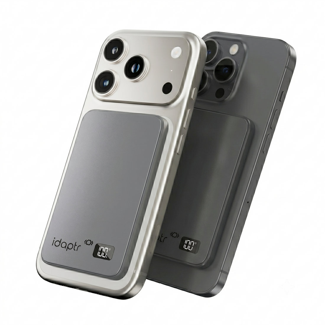 Ultra-Slim Magnetic Wireless Power Bank with LED Display