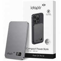 Ultra-Slim Magnetic Wireless Power Bank with LED Display