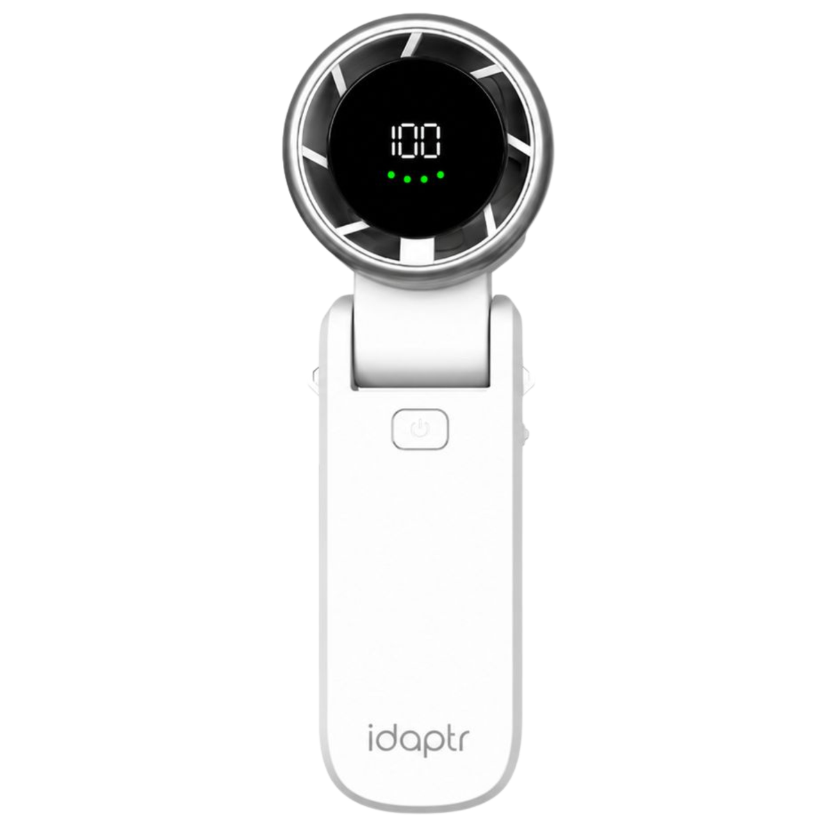 Portable Turbo Fan Rechargeable USB-C Handheld Desk Fan with 100 Speed Levels